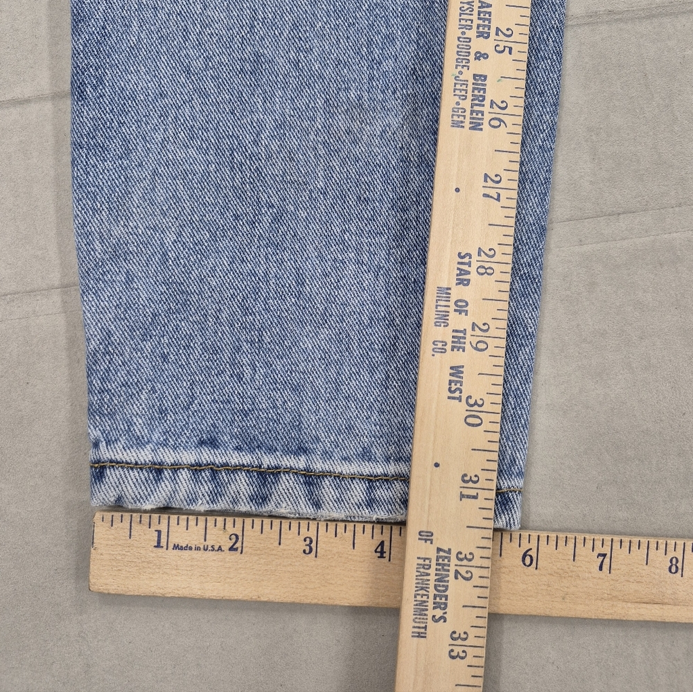 Vintage 90s Pepe Jeans London jeans women's 28 high rise tapered leg cotton - Picture 9 of 12